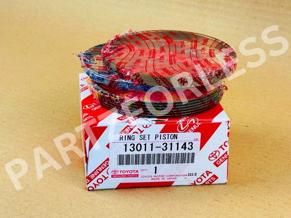 13011-31143 TOYOTA GENUINO Lexus IS350 GS350 GS450h 3.5L 2GRFSE JUEGO DE ANILLOS, PISTÓN Foto 4 de 4