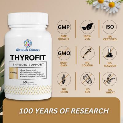 GlossiLife Sciences  Thyrofit 120 Capsules  - Energy 
