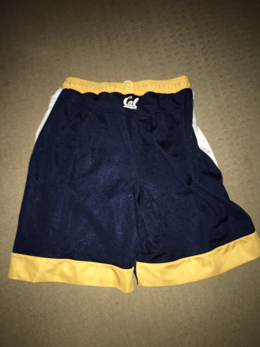 Mens Sz Large Jordan CAL BEARS Blue Yellow NBA Basketball Shorts
