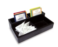 Ronnefeldt - Leather Tea Display / with Selection of 10 Teavelopes