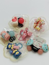 mixed colors cartoon hair ties for children 10 Pcs