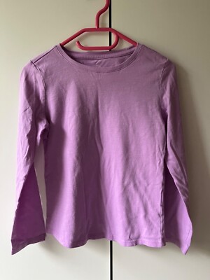 Langarmshirt von wondernation Gr. 116/122 lila
