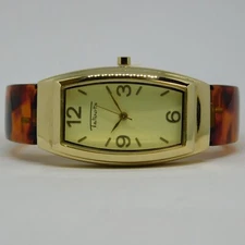Talbots Cuff Bracelet Quartz Analog Women's Watch Sz. 6" New Battery