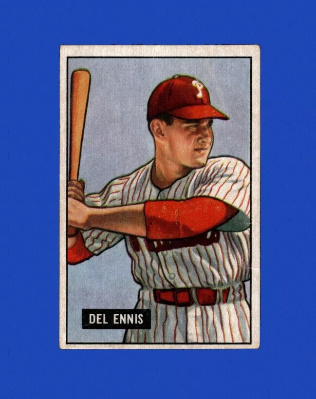 Del Ennis trading card