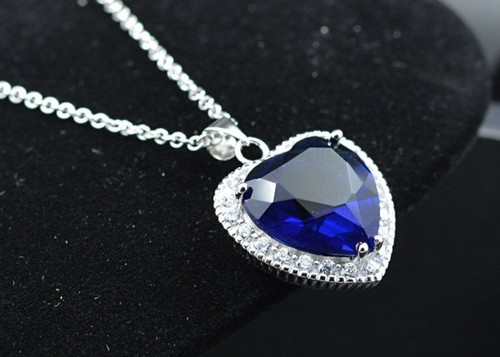 Ocean Crystal Necklace Pendant | eBay