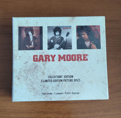 GARY MOORE - BOXSET 3 CD COLLECTOR'S EDITION LIMITED PICTURE DISC 1991 SIGILLATO