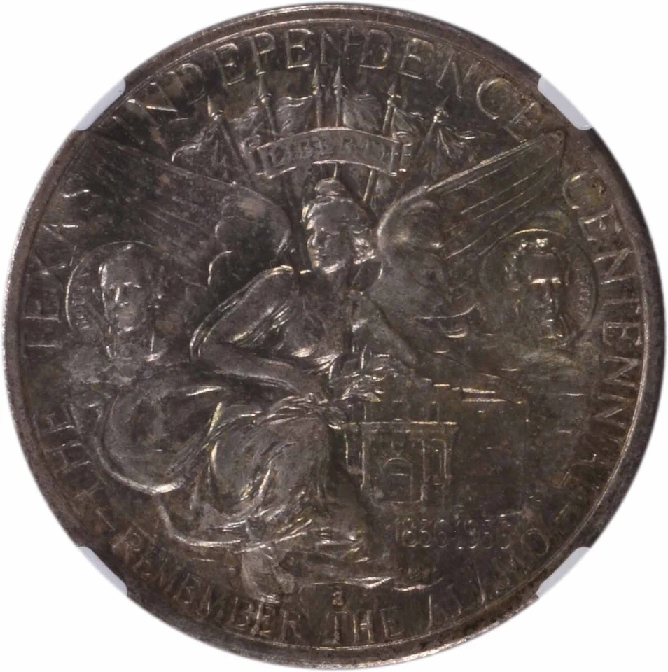Texas Commemorative Silver Half Dollar 1937-S MS67 NGC - Image 4 of 4