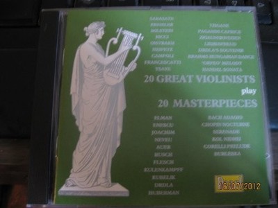 2 0 GREAT VIOLINIST - 20 Great Violinists Play 20 Masterpieces - CD - **NEW**