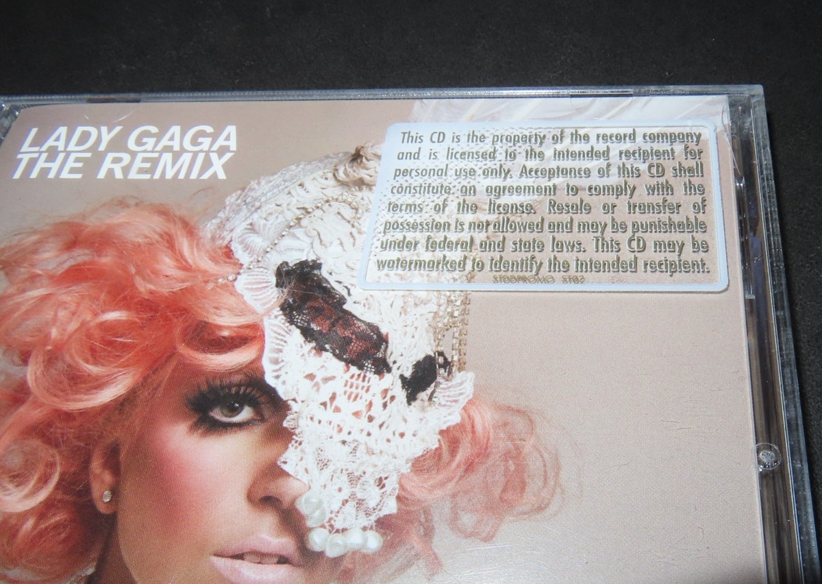 LADY GAGA THE REMIX-Very Rare PROMOTIONAL CD w/ Chew Fu, Glam As