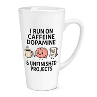 Gift Base Kaffeebecher 17Oz GroßEr Latte Becher Tasse Weiß Keramik Adhd