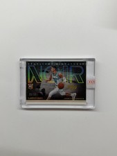 2020-21 Panini Noir LaMelo Ball RC Rookie Gold Ink On Card Spotlight Auto 53/99