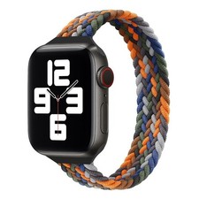 Bracelet de montre tressé en nylon avec bague unique petite taille pour
