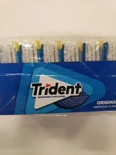 Trident Original Sugar Free Gum 28 Count Pocket Packs 6 Pack Double The Gum