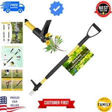 Lightweight 39" Weed Puller with Detachable 3-Claw - Easy Garden Maintenance