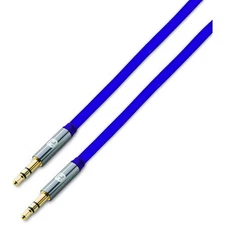 Altatac 3.5mm Auxiliary Cord 5ft for Smartphones, Car Audio, & Tablets. Purple