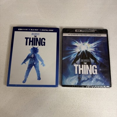 The Thing 4K & Blu Ray Combo Pack W/ Slipcover Classic Sci Fi Horror NO DIGITAL