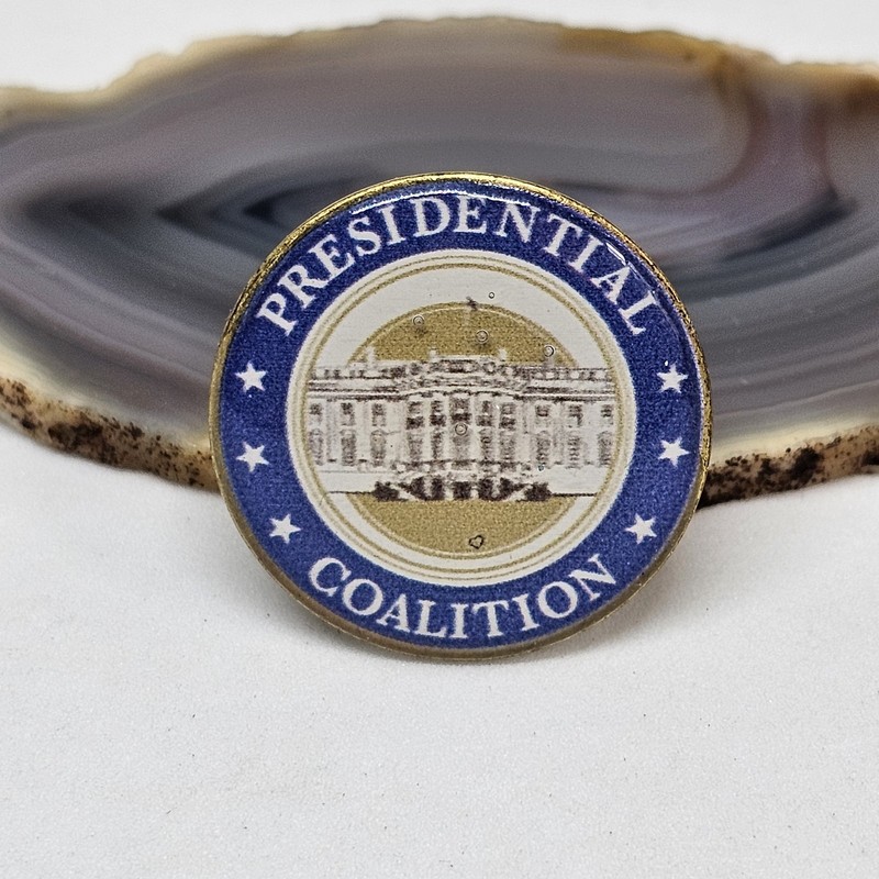 Vintage Presidential Coalition Pin