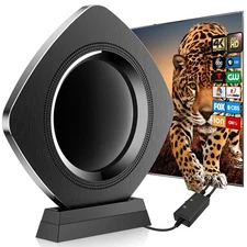 6000Miles TV Antenna HDTV Amplified Digital 4K 1080P Long Range Indoor Upgraded