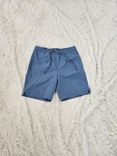 Blue Lands' End Volley-style Shorts Featuring An Elastic Waistband Size M NWT