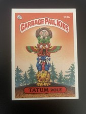 1986 Topps OS Series 3 Tatum Pole GPK Garbage Pail Kids Gum or Wax Stain