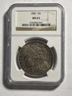 1886 MORGAN SILVER DOLLAR $1 - NGC MS63