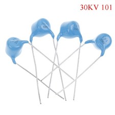 10Pcs 30KV 100P 100PF 101 high voltage ceramic capacitor 30KV 101YUOY