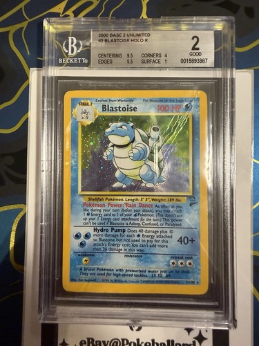 Blastoise graded BGS 2 for sale on eBay