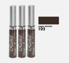  3 Pack Rashell Masc-A-Gray Hair Mascara Touch Up Gray 102 Copper Chestnut 