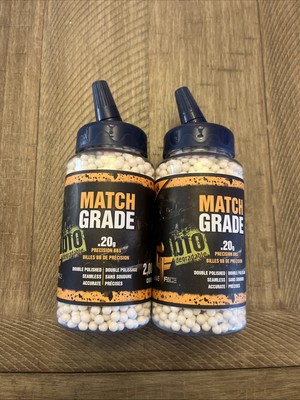 2-Game Face Match Grade 6mm .20-Gram White Biodegradable Airsoft BBs 2000-Count