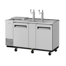 Turbo Air 69 in 2 Tower S/S Super Deluxe Club Top Draft Beer Dispenser