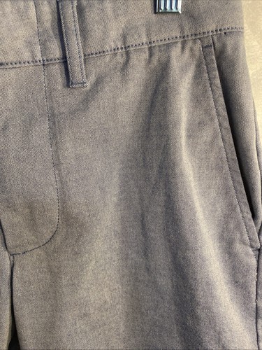 J.Crew Oxford Tech Shorts Mens 28 Blue Stretch Moisture Wicking Waistband 7" - Picture 6 of 15