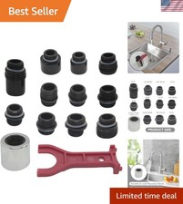 12PCS Universal Kitchen Faucet Adapter Kit - Reliable Hose Connector Solutions
