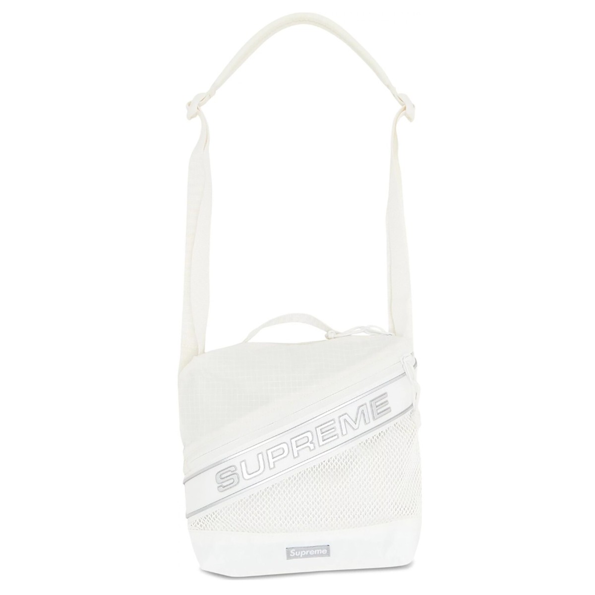 Supreme FW23 3D Logo Shoulder Bag White | eBay