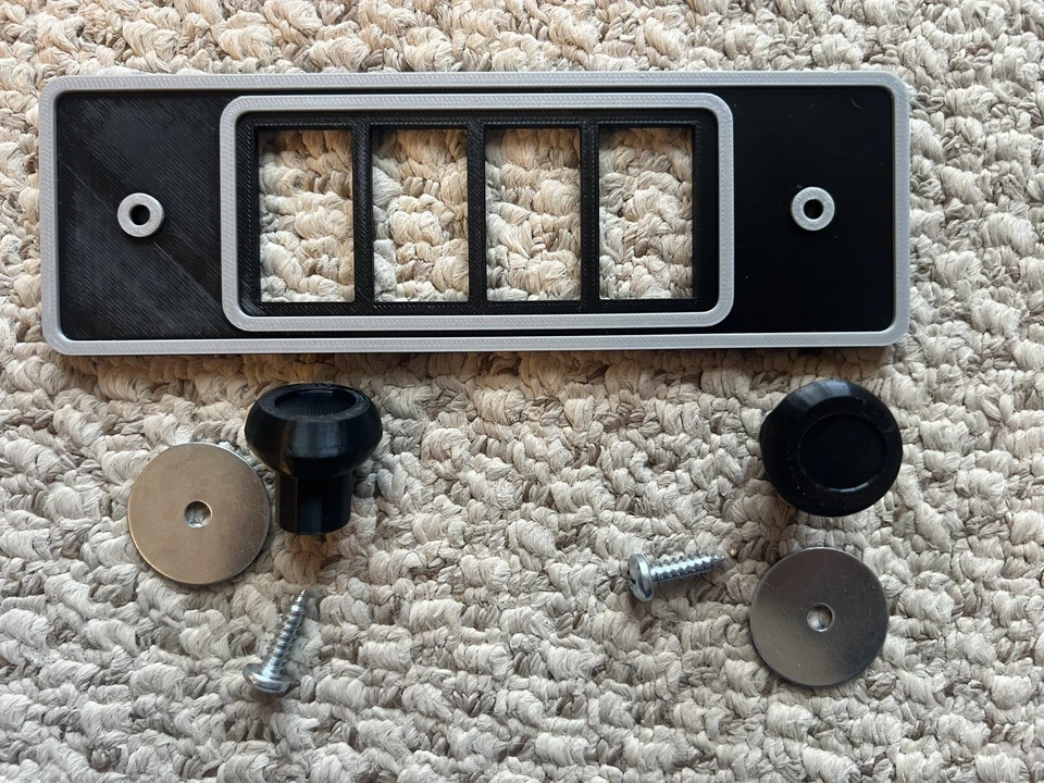 Placa de interruptor de tablero AMC Jeep CJ CJ5 CJ6 CJ7 CJ8 J10 1976-1986 - 4 posiciones Foto 4 de 4