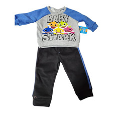 Nickelodeon Baby Shark Boys Sweatshirt and Pants 12 Months New