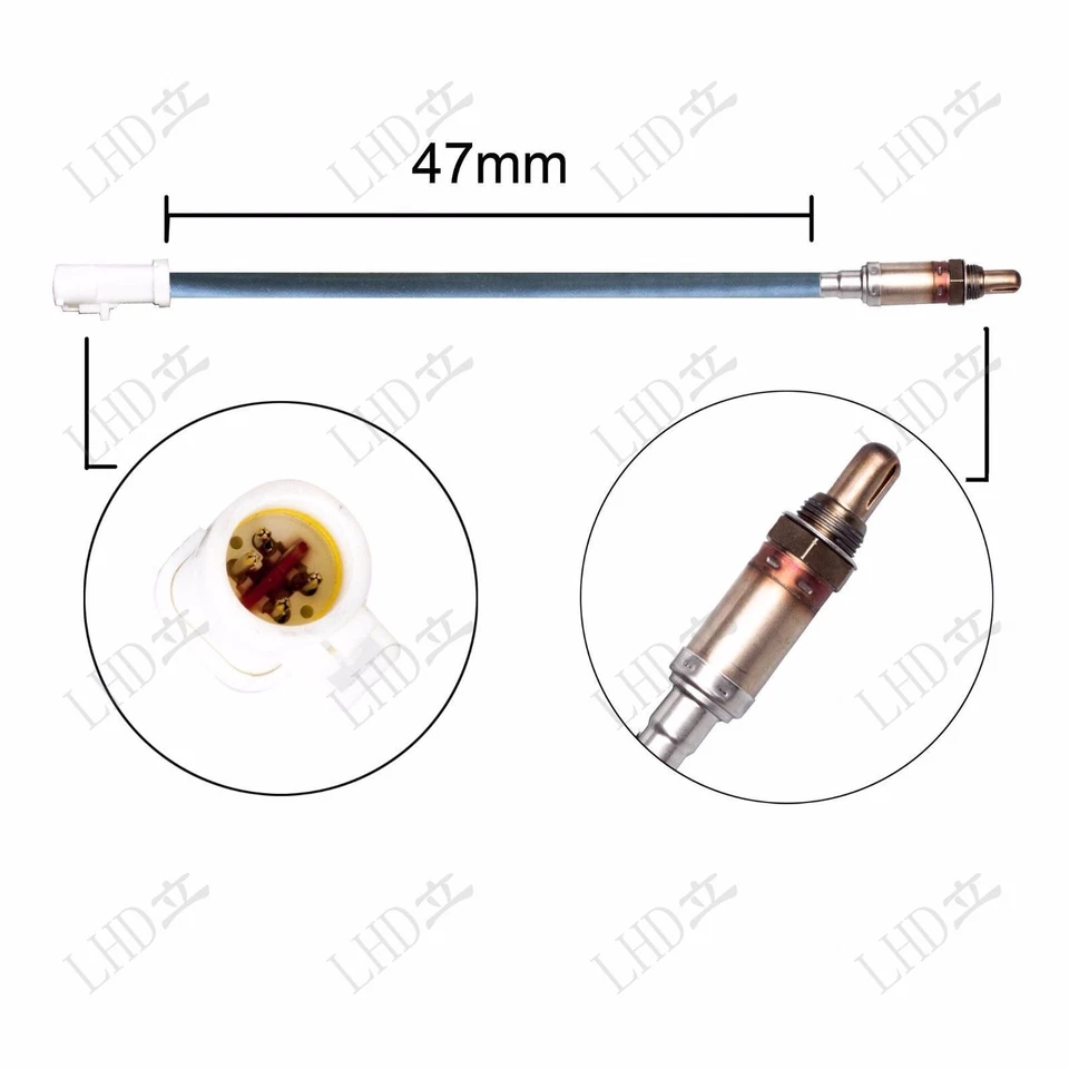 Sensor de oxígeno O2 4 piezas O2 delantero trasero corriente descendente/arriba para Ford Mercury 11171843; Foto 3 de 4