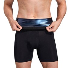 Pantaloni uomo allenamento sauna pantaloncini body shaper palestra pancia pantaloni dimagranti tuta felpa
