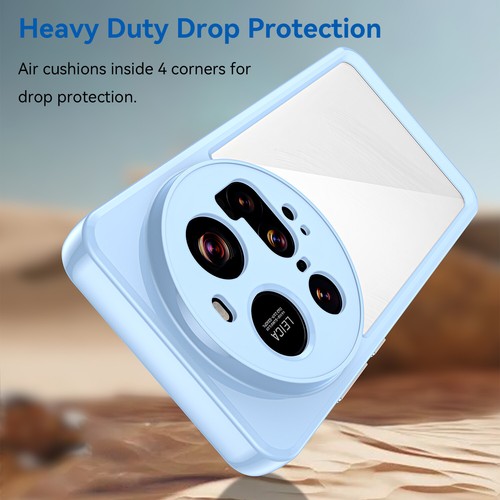 For Xiaomi 15 Ultra, Shockproof Clear Crystal Hybrid Armor Shell Cover Case - 第 12/21 張圖片