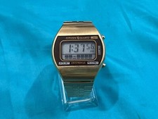 Vintage Citizen Crystron LC LCD Watch Digital Armbanduhr Model: 50-1740