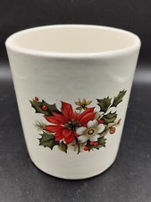 Vtg Haegar Floral Holiday Planter