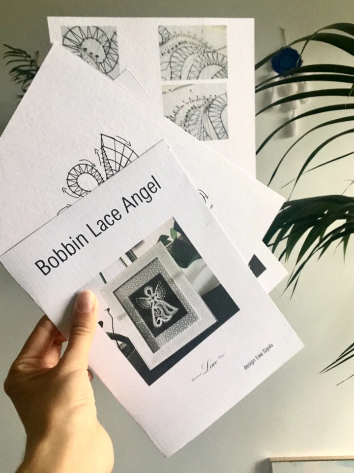 Bobbin Lace Angel Pattern Christmas begginers handmade unique gift lacemaking - Image 4 of 4