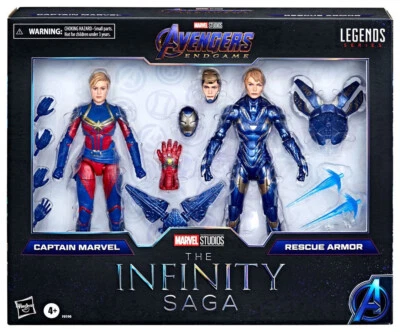 Avengers: Endgame Marvel Legends Actionfiguren Captain Marvel & Rescue Armor - Bild 1 von 4