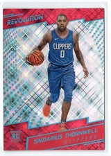 17-18 Revolution Rookie Cosmic ##/100 RC #118 Sindarius Thornwell Los Angeles Cl