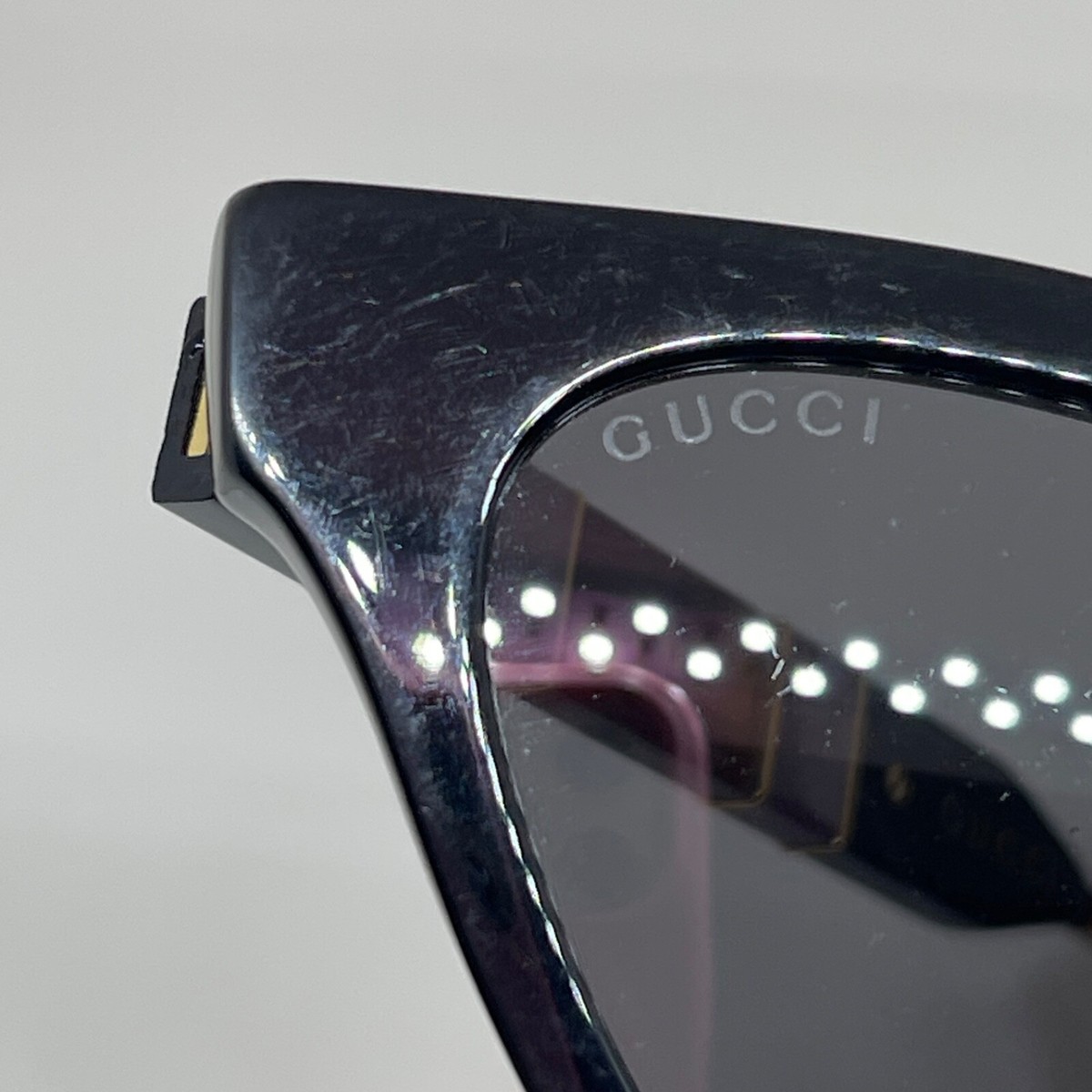 GUCCI GG Logo Cat-Eye Framed Sunglasses GG0597S 001 NWOT Gucci Women main image 3