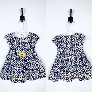 blue and yellow sundress