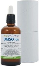 70 Dmso Dimethyl Sulfoxide Pharmaceutical Grade Low Odor Glass Bottle 3 4 Fl Oz