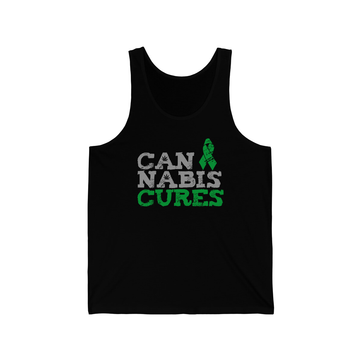 Cannabis Cures THC 420 CBD Unisex Tank Top