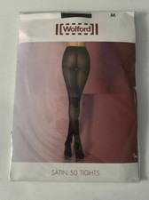 Wolford Satin 50 Tights Medium Mocca M
