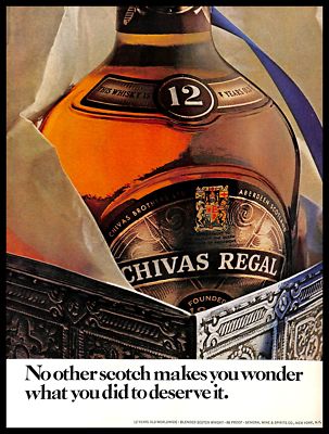 1974 Chivas Regal Scotch Whisky Vintage PRINT ADVERTISEMENT