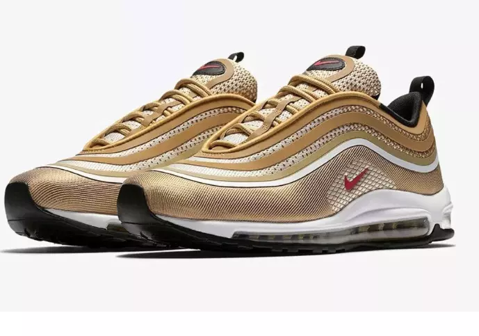 NIKE MAX 97 ULTRA 17 METALLIC GOLD/VARSITY RED 918356 700 MEN TRAINER VARIOU |